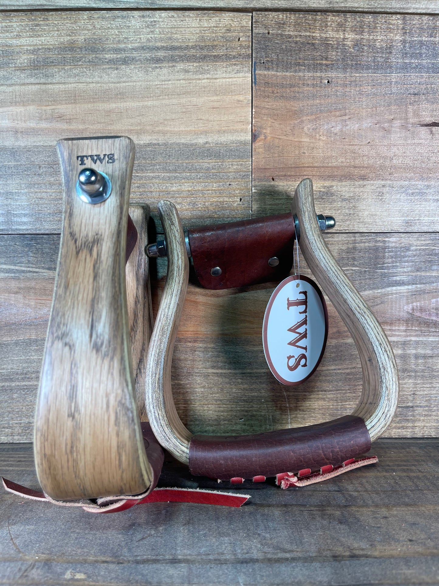 2" Dark Stained TWS Stirrups