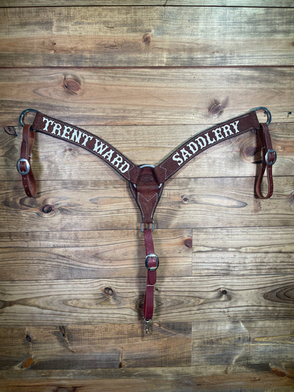 3 Piece 2" Roughout Breast Collar With TWS
