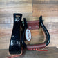 2" Black Stained Stirrups
