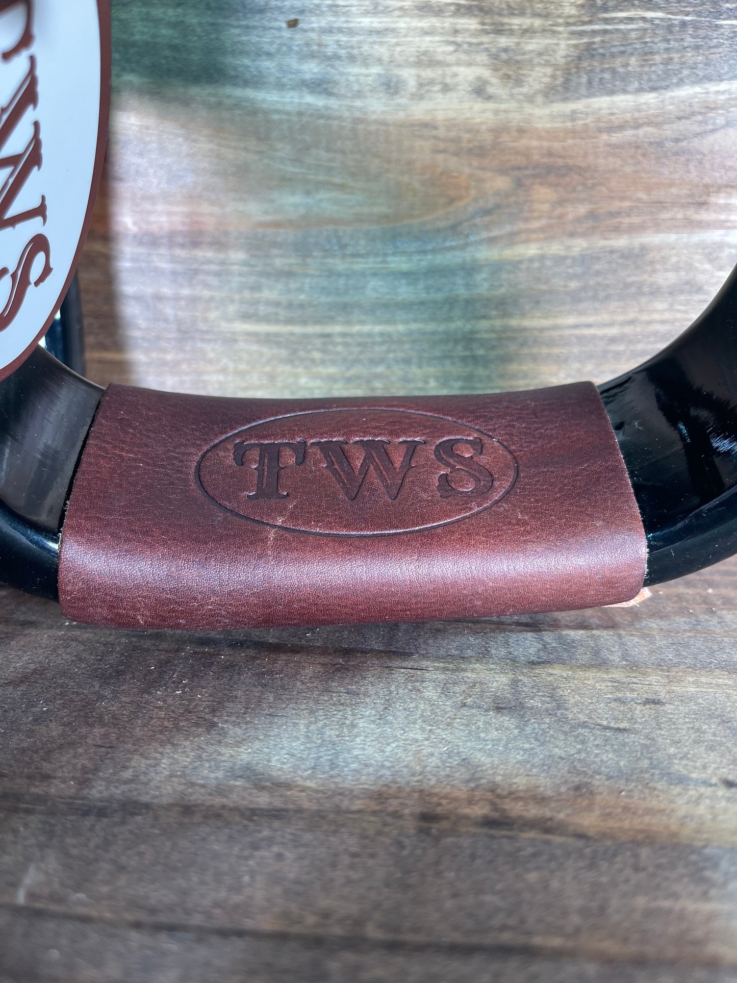 2" Black Stained Stirrups