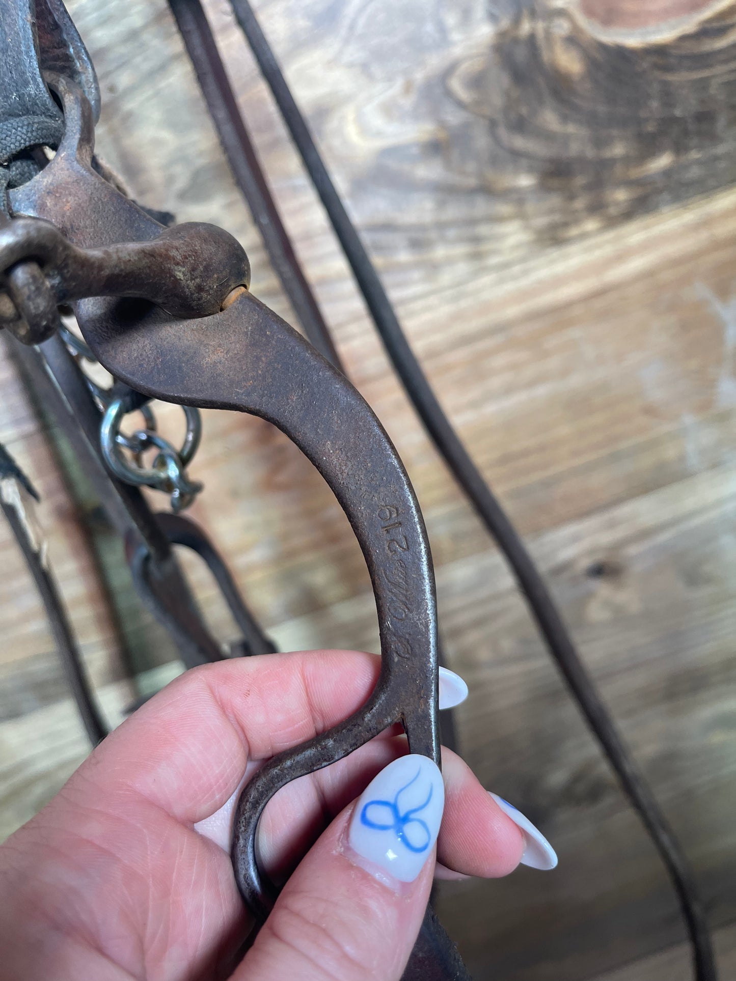 S. White Spoon Bridle USEDTACK62