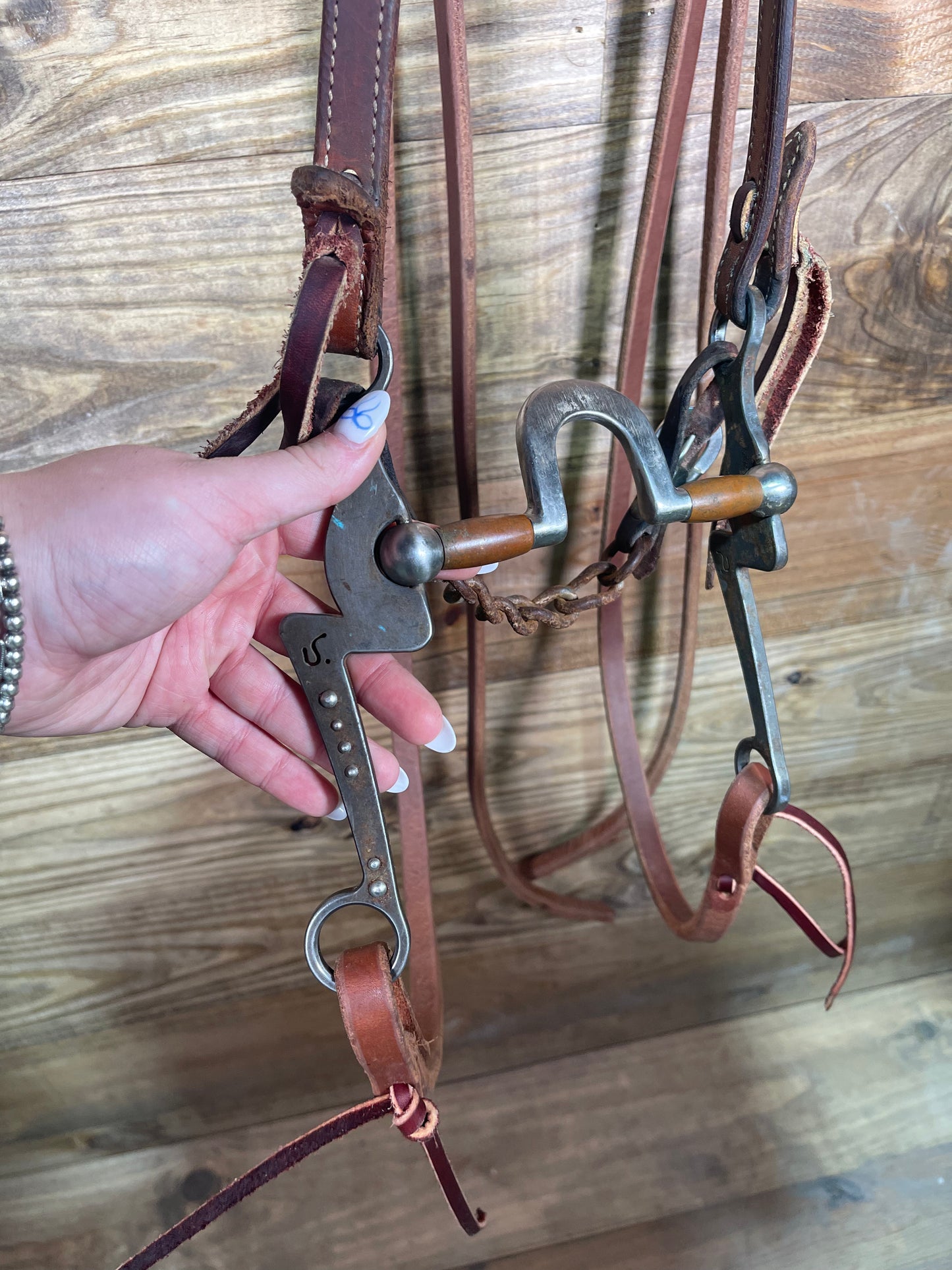 Correction Bridle w/ S. White Buckle USEDTACK64