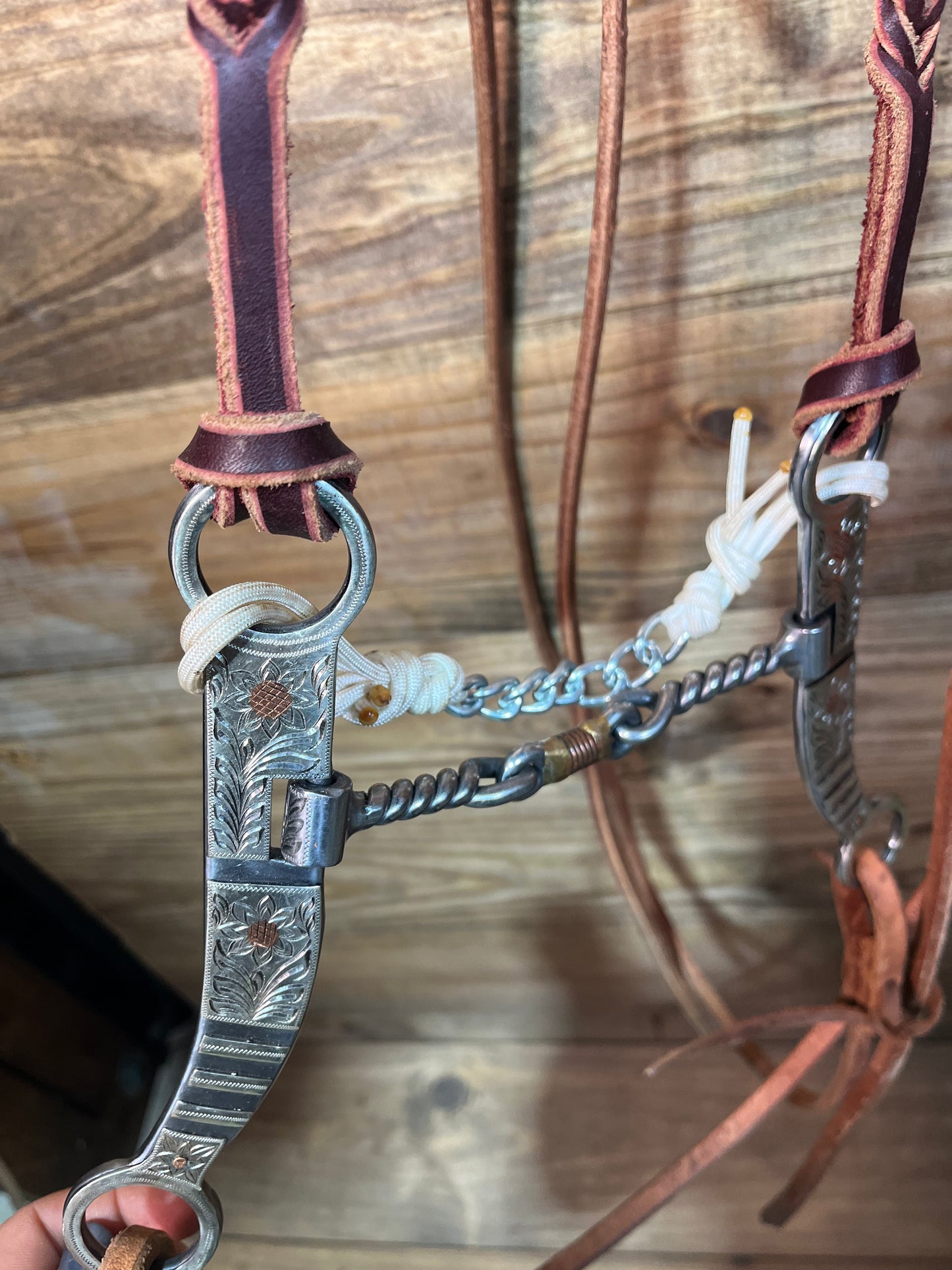 ISUB032 Dog Bone Snaffle Bridle