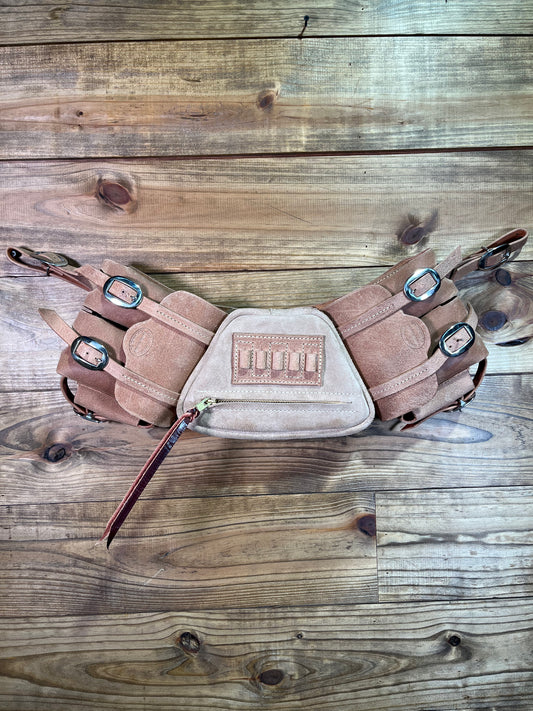 Cargill Regular Medicine Bag Light Tan Roughout Slick