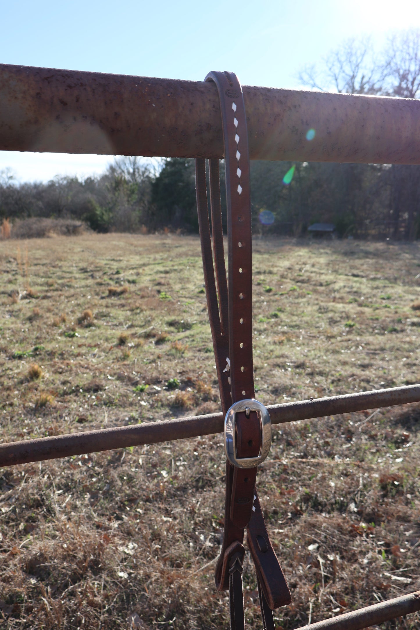 04 Headstall Dark oil & Buckstitch
