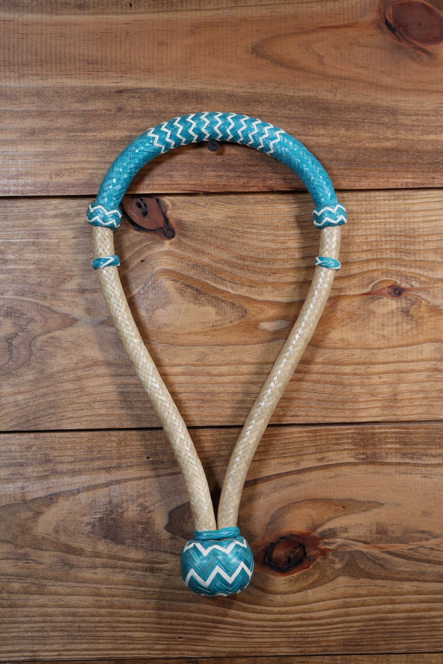 Rawhide Bosal Natural w/ Blue Nose