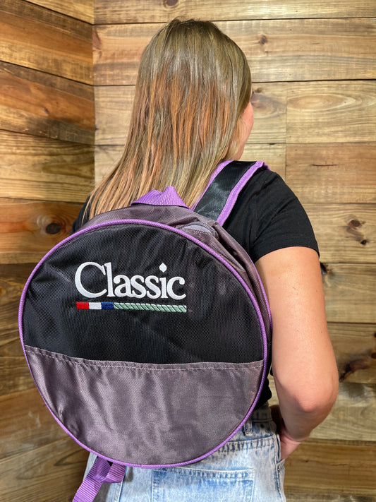 Classic Kid Rope Bag Purple & Black