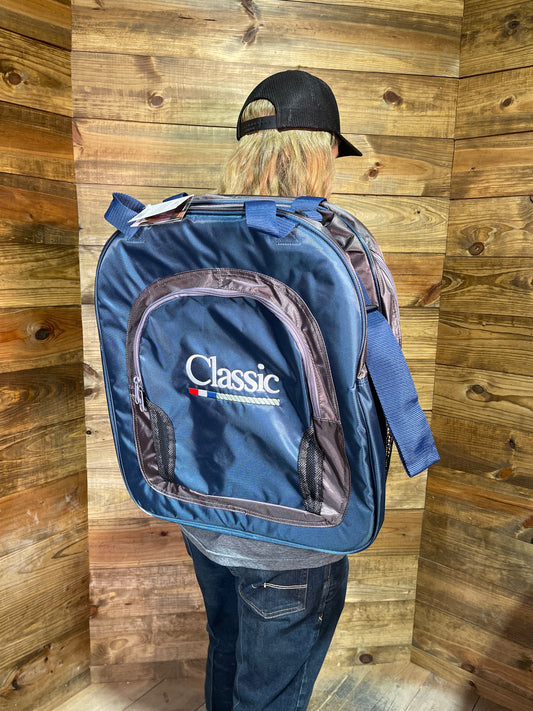 Classic Super Deluxe Rope Bag Navy & Gray