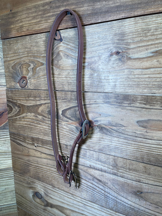 Oiled Split Ear Headstall