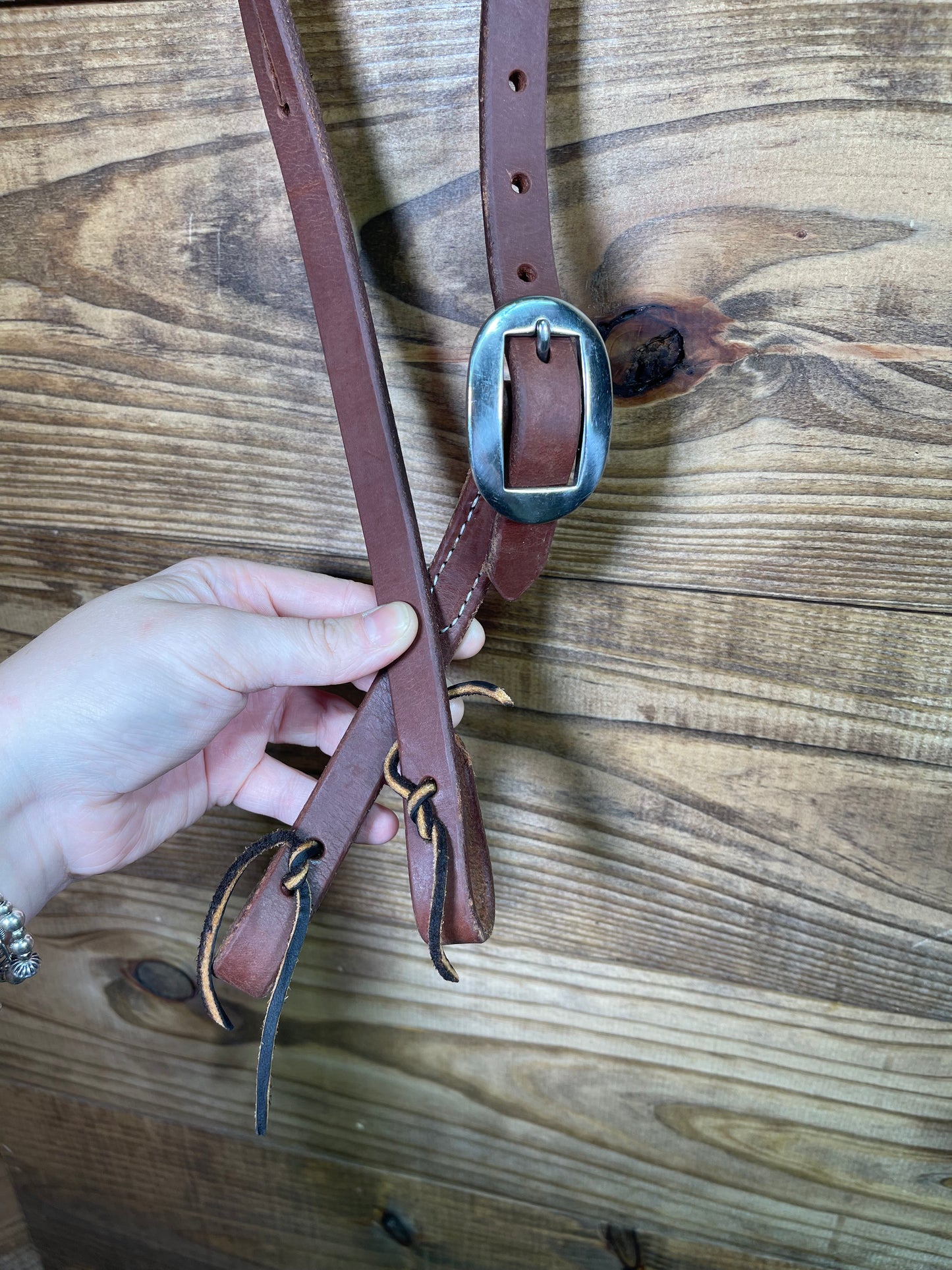 Oiled Split Ear Headstall