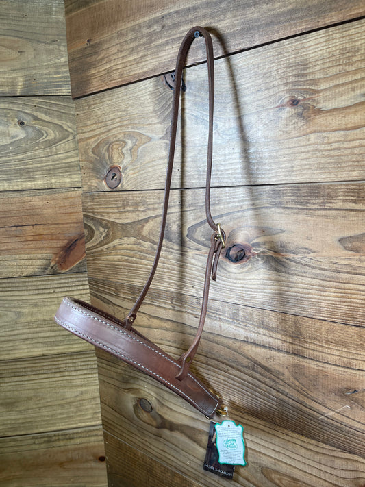 Dark Oiled Double Stitched Noseband