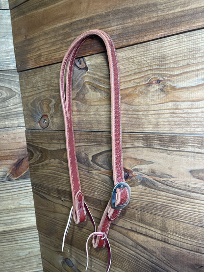 Big 1/2 Flower & Twisted Wire Split-Ear Headstall