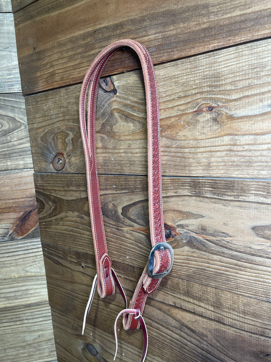 Big 1/2 Flower & Twisted Wire Split-Ear Headstall