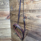 Dark Oiled Floral Tooling w/ Rawhide Arrows