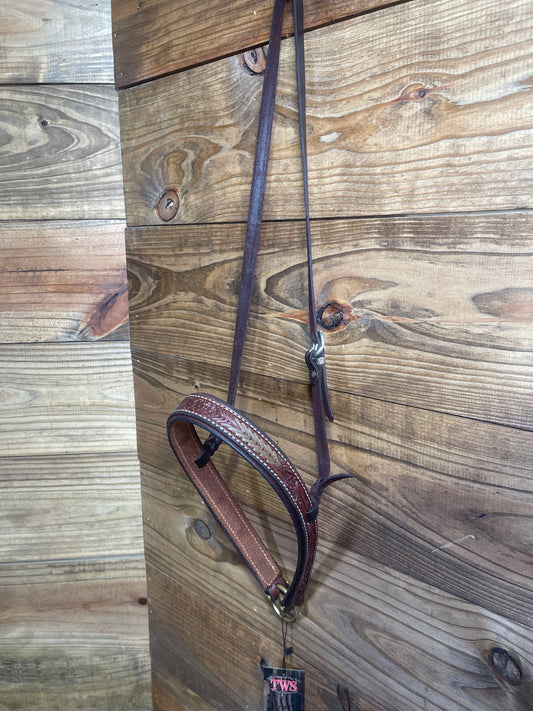 Dark Oiled Floral Tooling w/ Rawhide Arrows