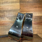 3" TWS Leather Wrapped Bell Stirrups