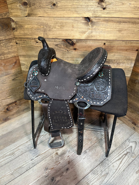 14” Corriente Barrel Saddle ISUSED2273