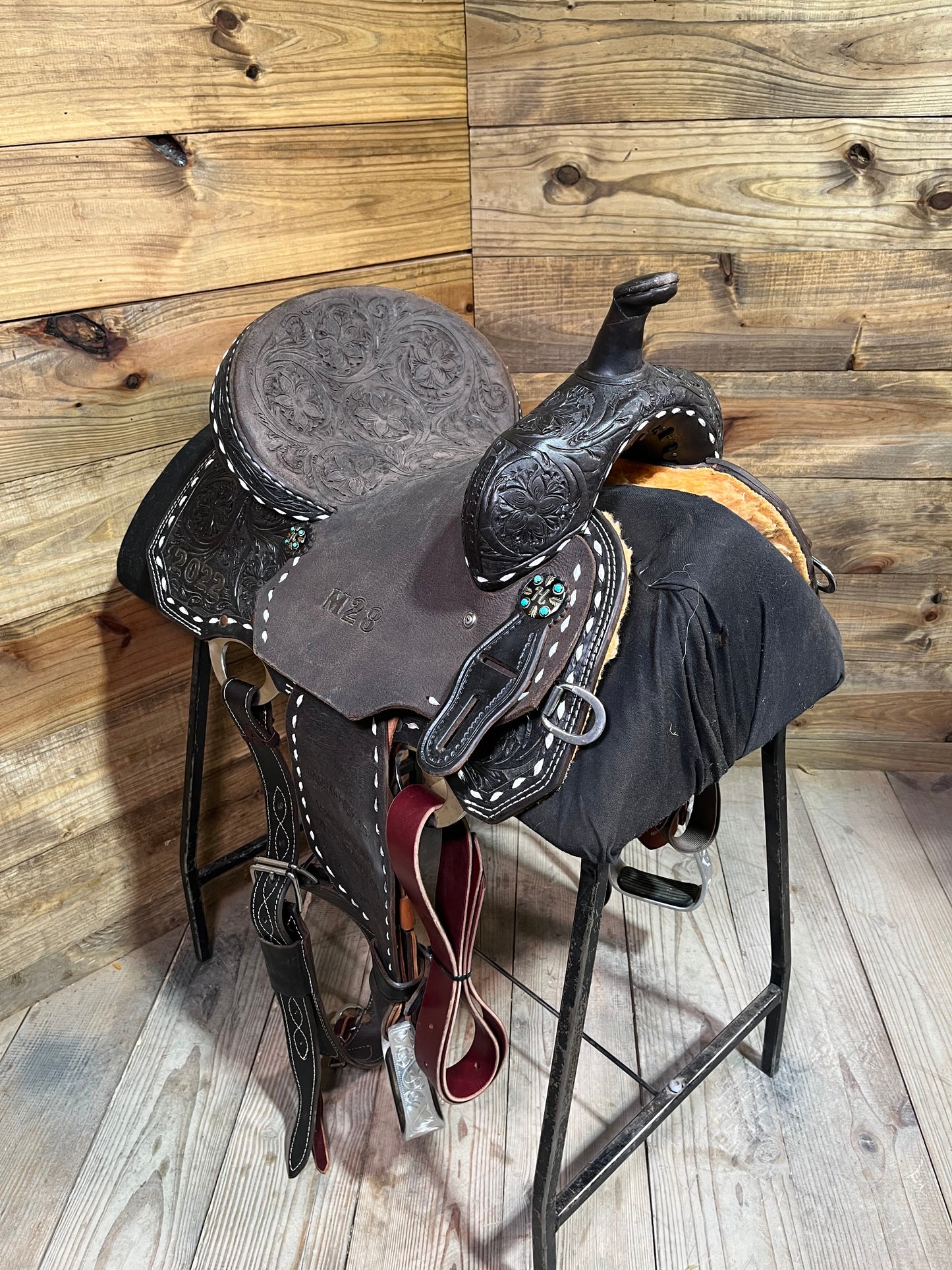 14” Corriente Barrel Saddle ISUSED2273