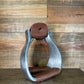 2" Dark Oiled Metal Stirrups