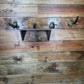 4 Horn Smaller Wooden Coat Wrack