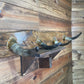 4 Horn Smaller Wooden Coat Wrack