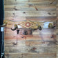 4 Horn w/ Concho & Leather Accent Piece Coat Wrack