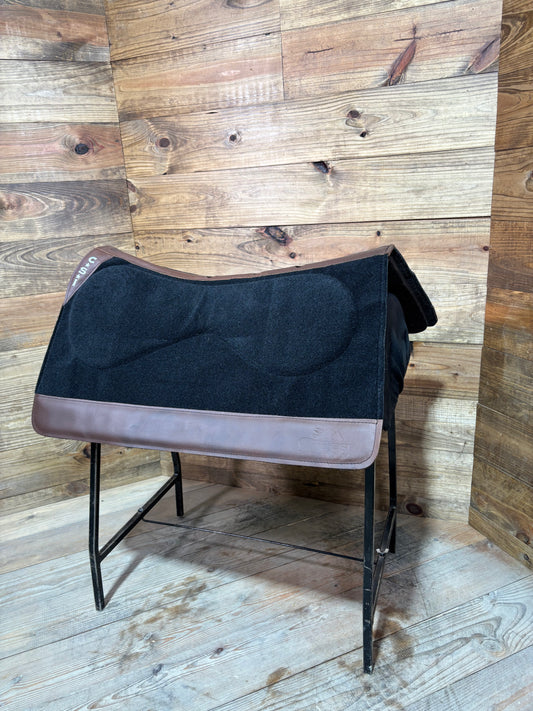 CSI Black Standard Western Cut Saddle Pad