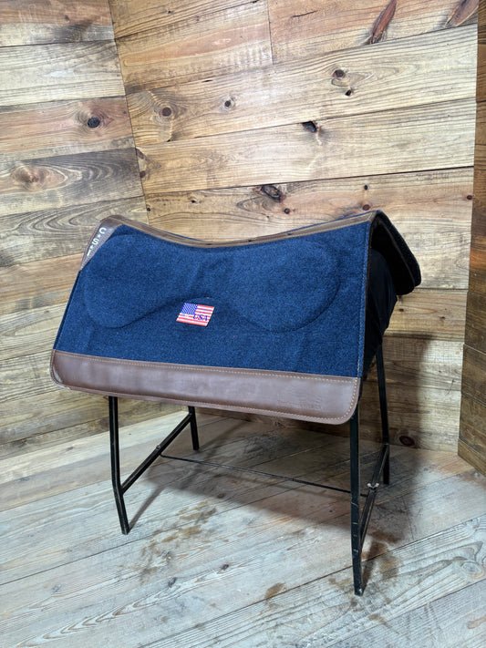 CSI Navy Standard Western Cut Saddle Pad