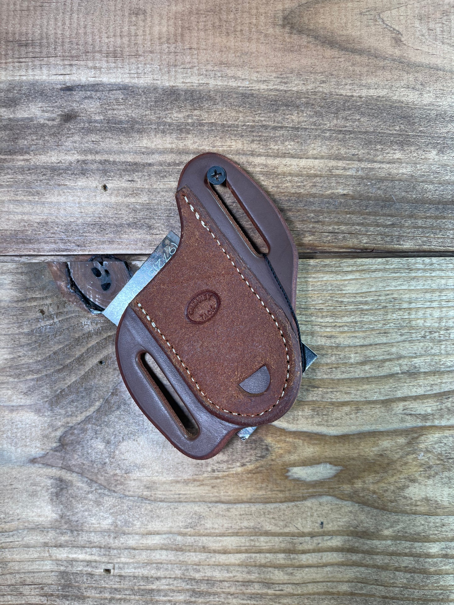 Cheaney 3" Chocolate Roughout Knife Sheath 08