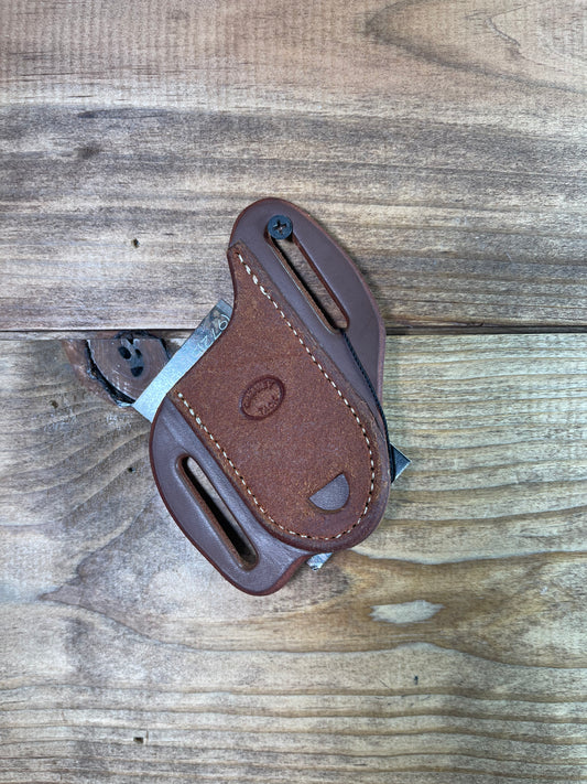 Cheaney 3" Chocolate Roughout Knife Sheath 08