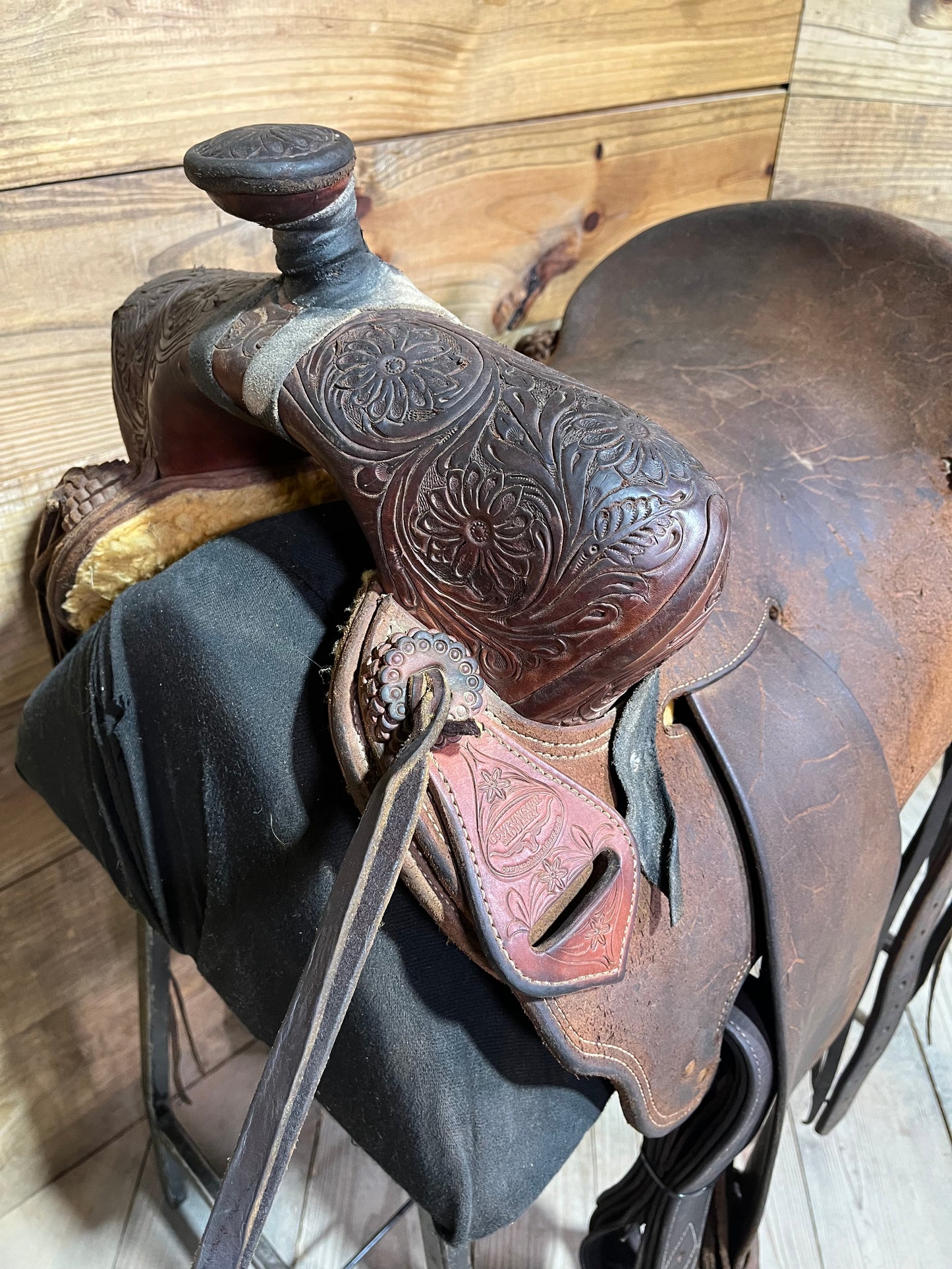 15 1/2” CowPuncher Ranch Saddle ISUSED2308