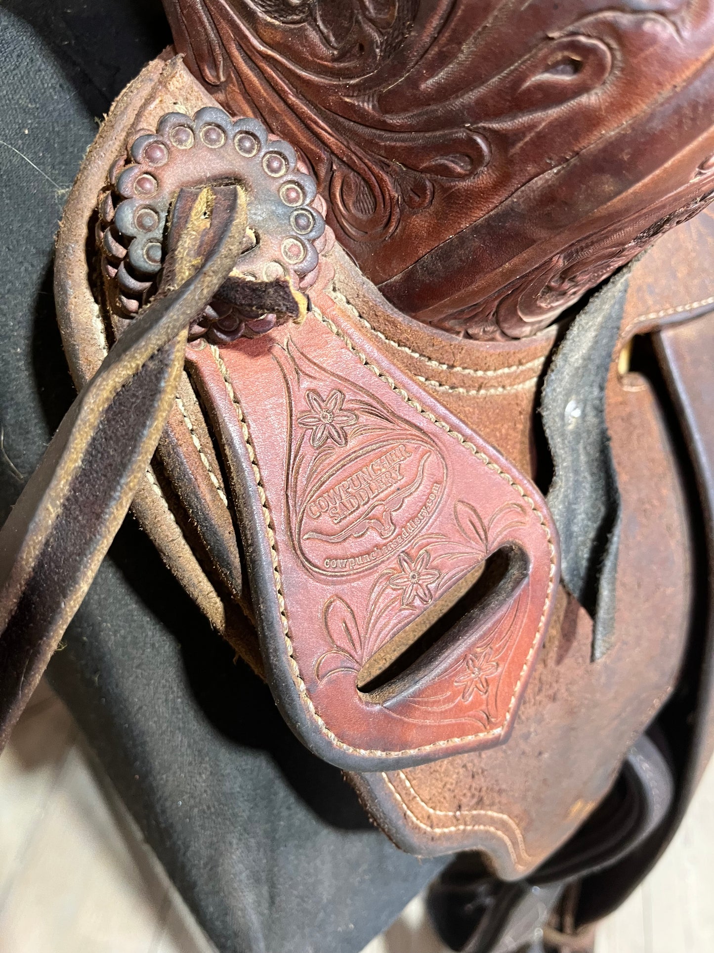 15 1/2” CowPuncher Ranch Saddle ISUSED2308