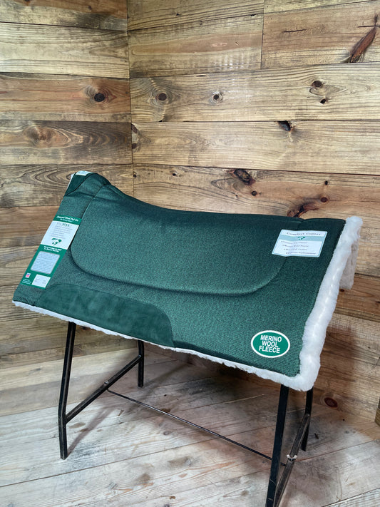 Forest Green Diamond Wool Pad