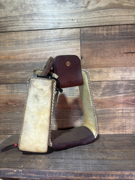 Professional Choice Rawhide Slant Stirrups