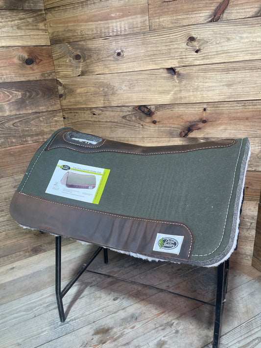 Relentless 30x31 & 1" Canvas Roper Pad Green