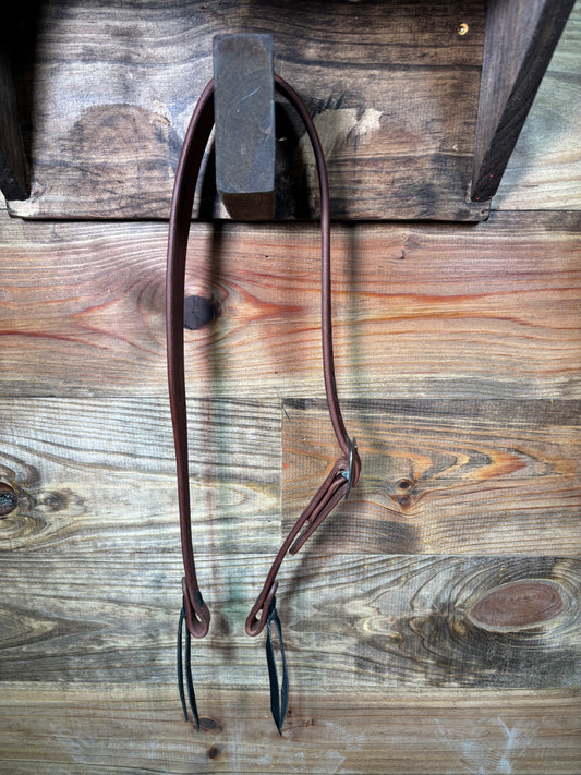 Cheaney Dark Oil Split-Ear Headstall
