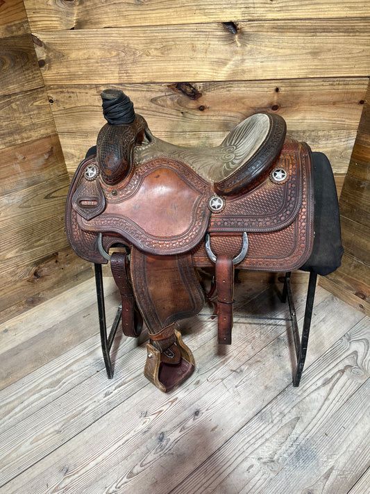 14 1/2” No Stamp Handmade Roper ISUSED2330