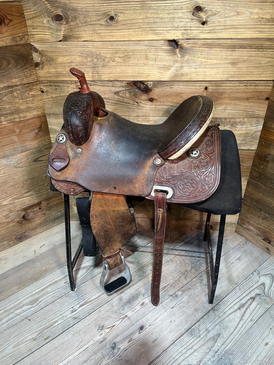 16 1/4” Fort Worth Saddle Co. Barrel ISUSED2338
