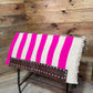 Casa Zea Pink & White Stripe Navajo Pad