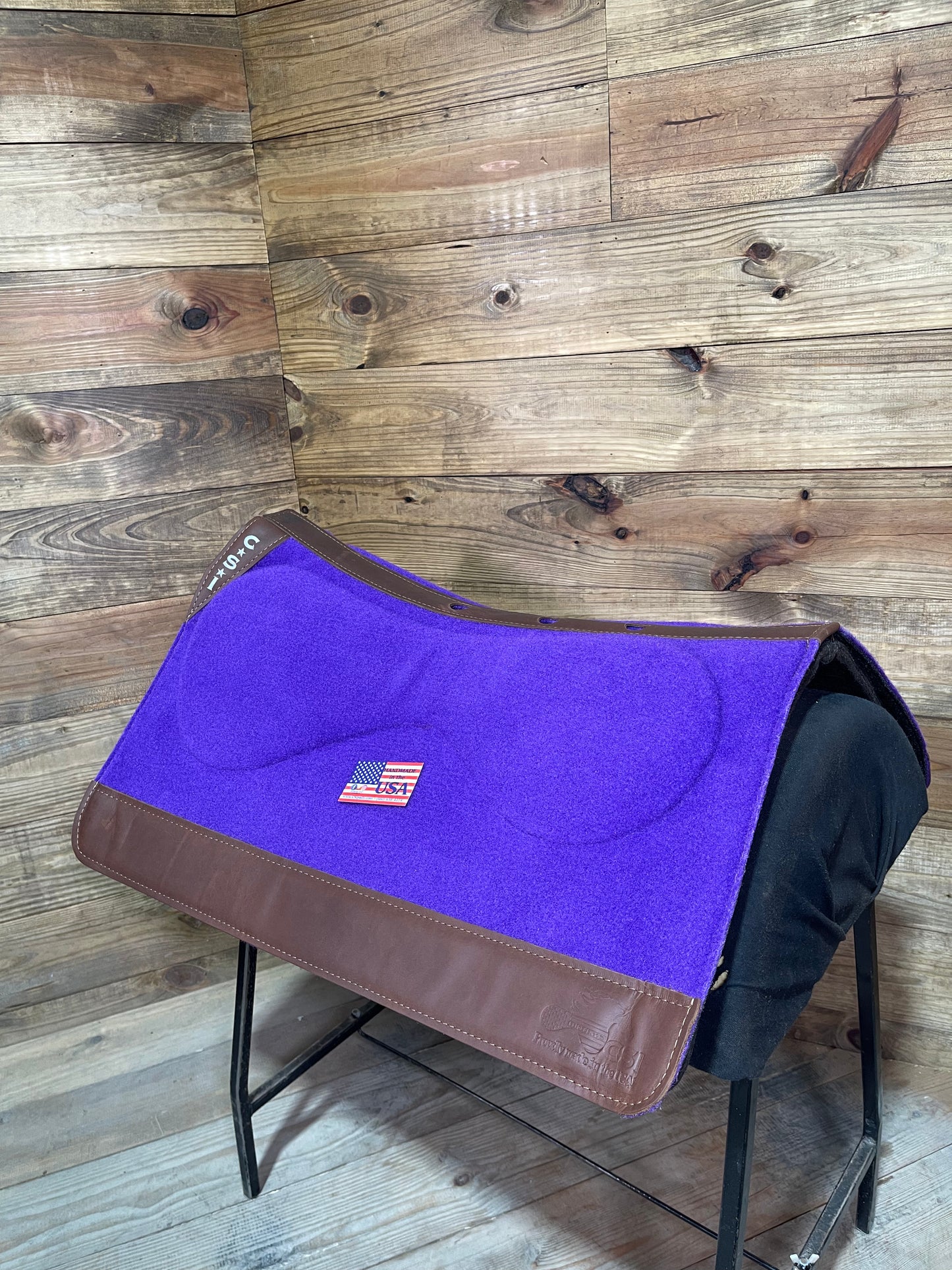 42 CSI Purple Standard Western Cut Medium Saddle Pad