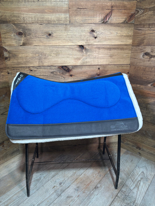 05 CSI Royal Blue Standard Western Cut Saddle Pad