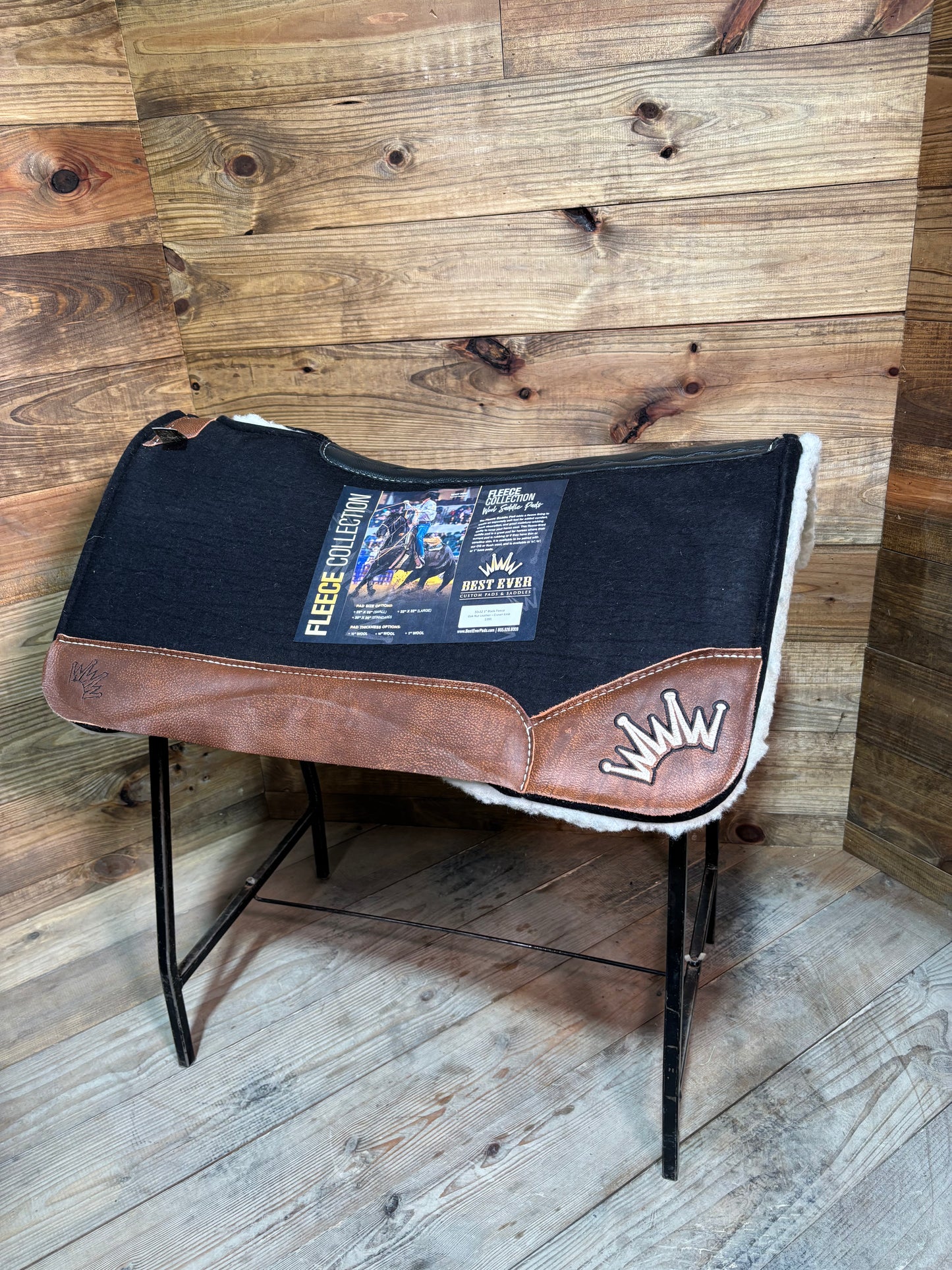 Best Ever 32X32 & 1" Black Fleece