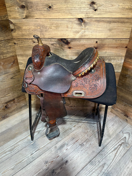14 1/2" Jack Foster Barrel Saddle ISUSED2353