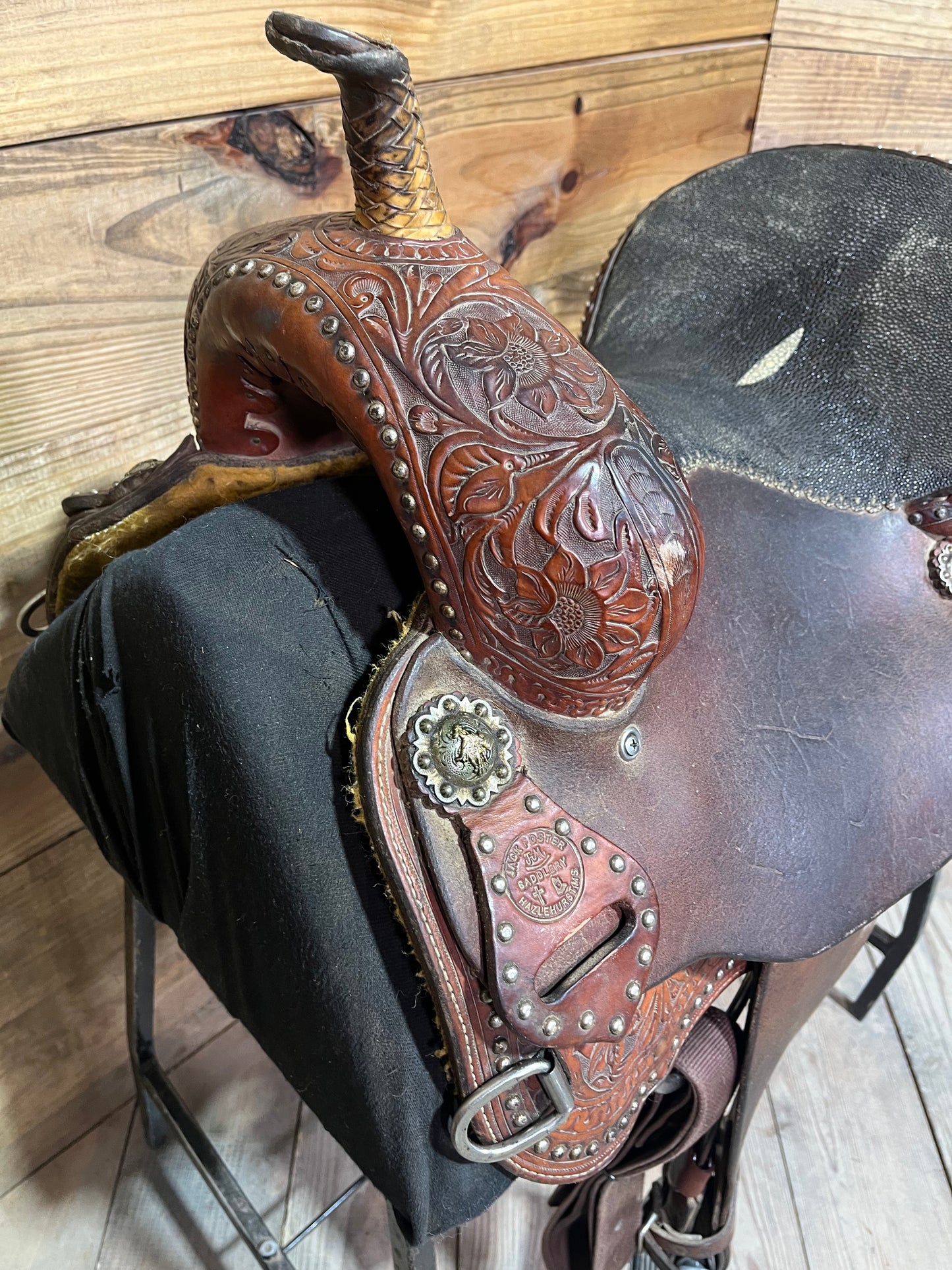 14 1/2" Jack Foster Barrel Saddle ISUSED2353
