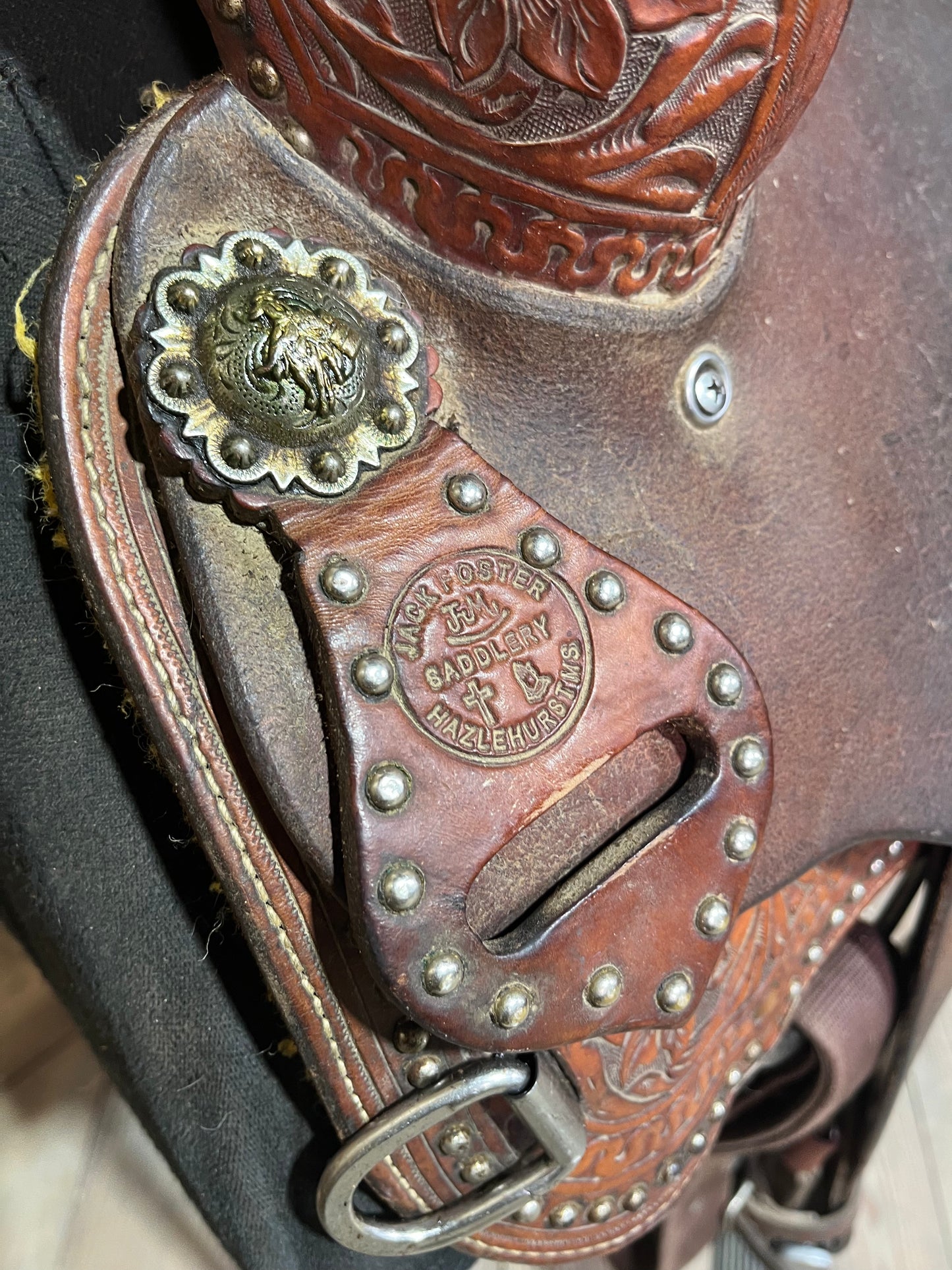 14 1/2" Jack Foster Barrel Saddle ISUSED2353