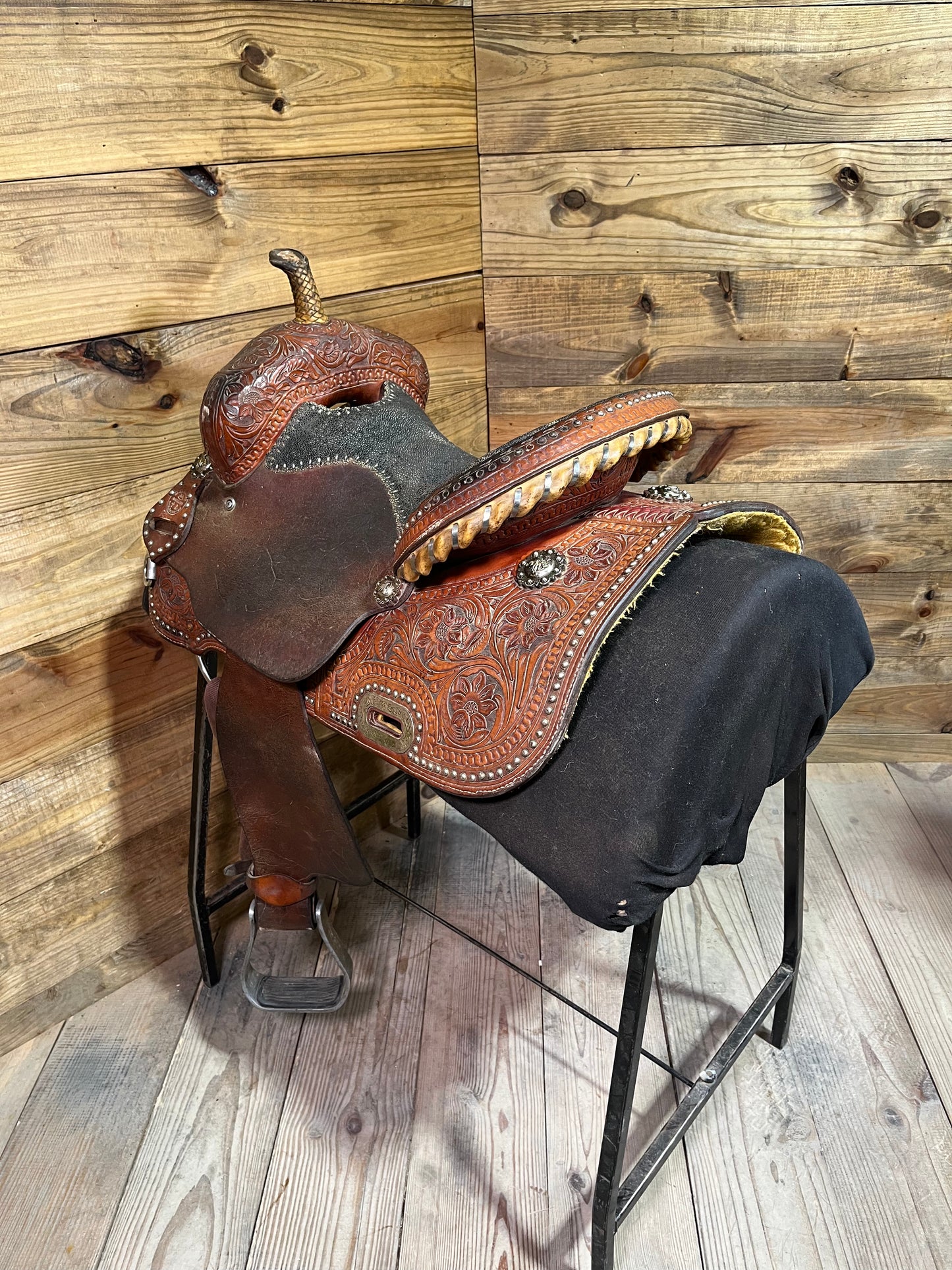 14 1/2" Jack Foster Barrel Saddle ISUSED2353