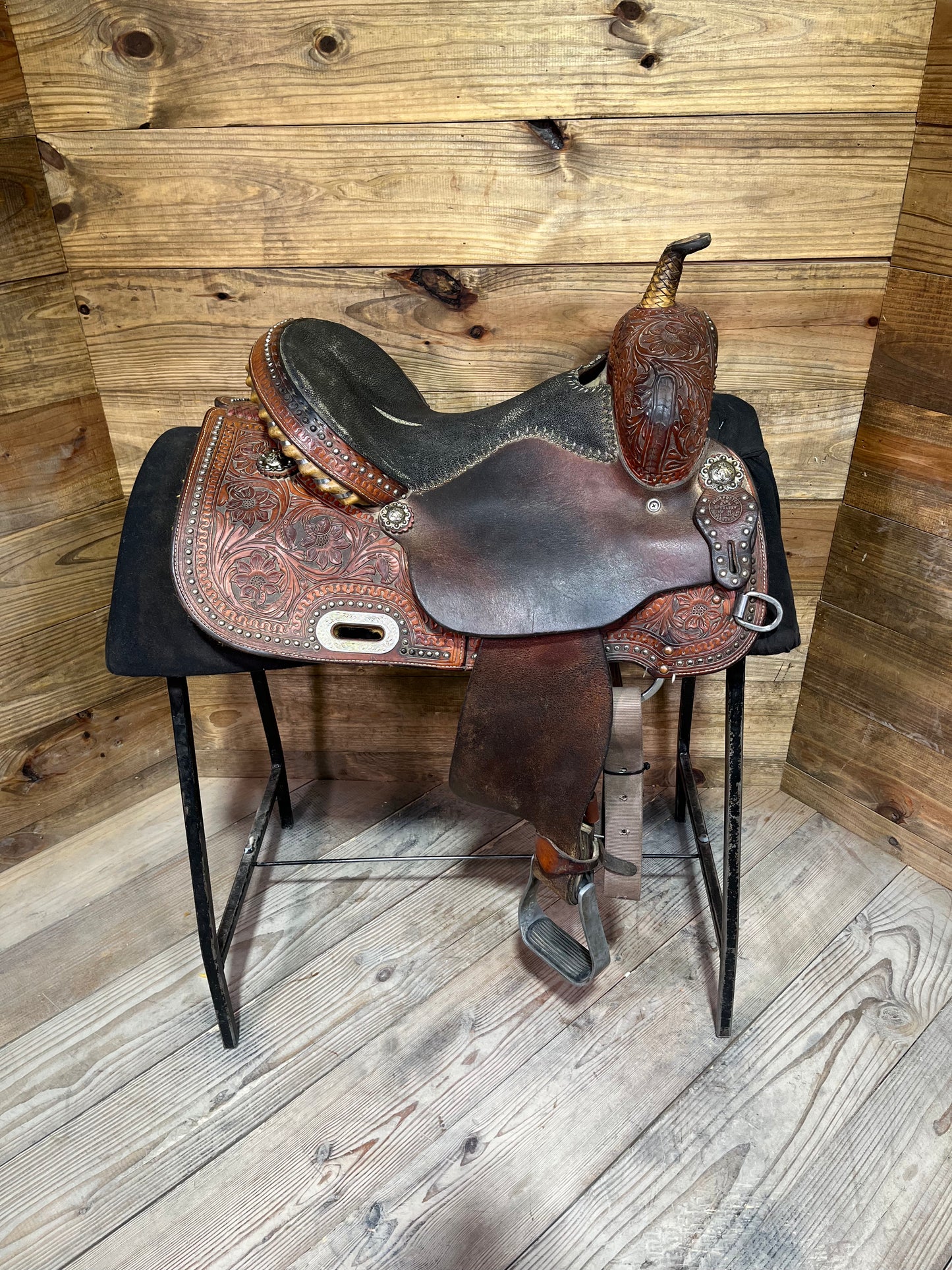 14 1/2" Jack Foster Barrel Saddle ISUSED2353