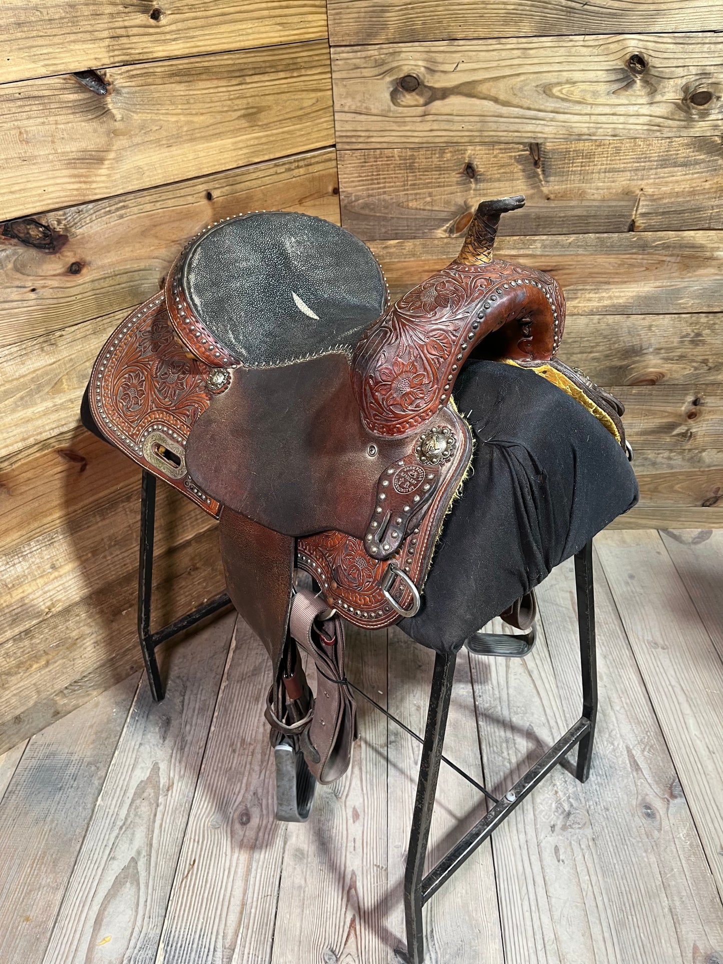 14 1/2" Jack Foster Barrel Saddle ISUSED2353