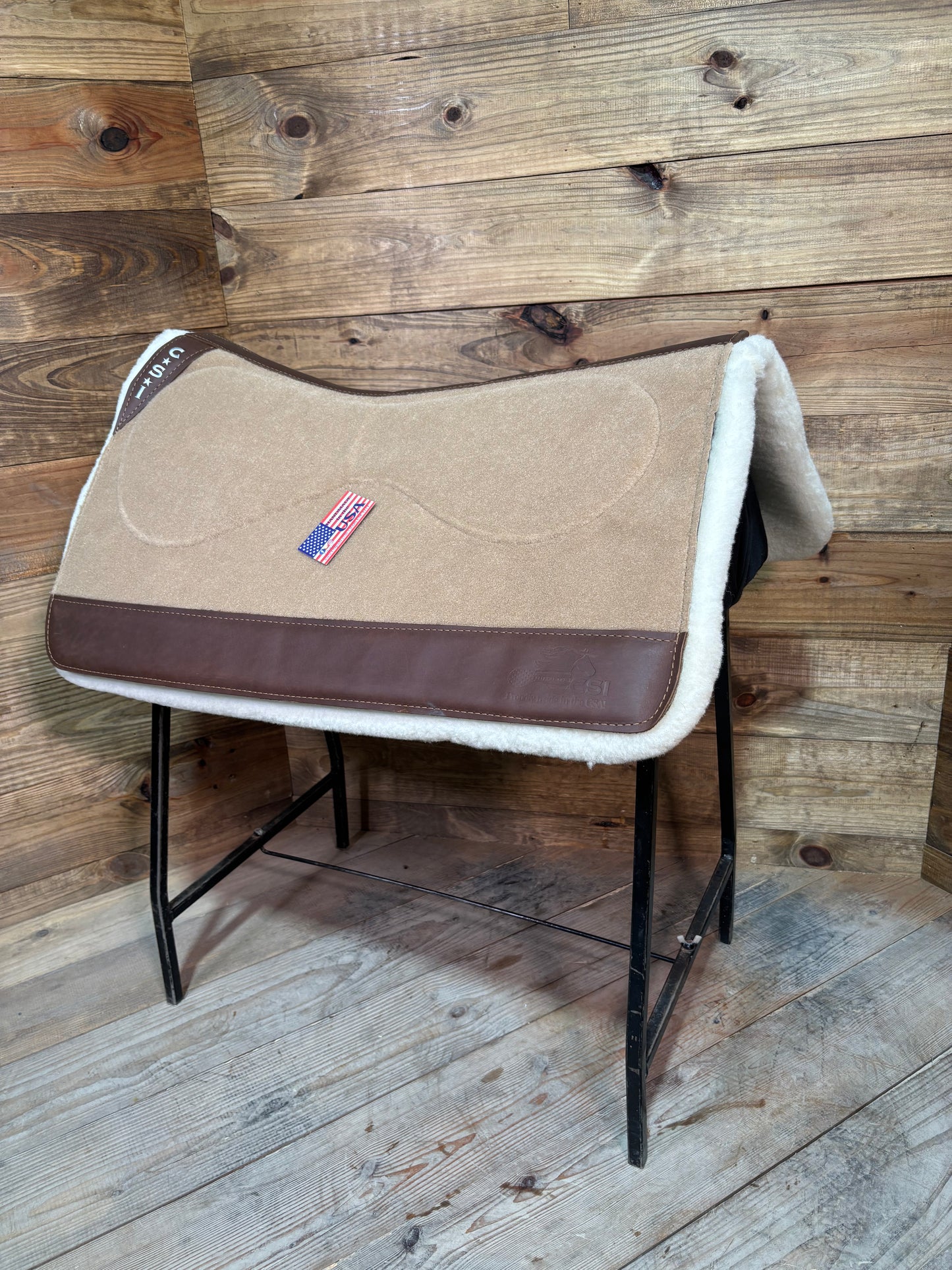 CSI Tan Standard Western Cut Saddle Pad