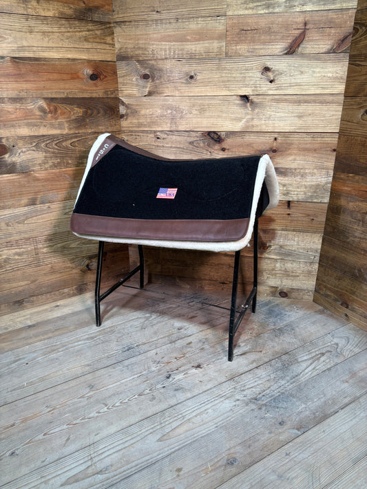 15 CSI Black Standard Western Cut Saddle Pad